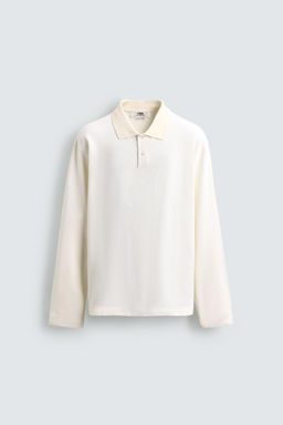 REGULAR FIT PIQU_ TEXTURED POLO SHIRT - Zara фото 8