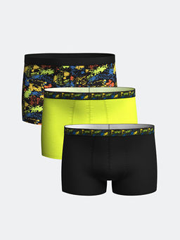 Standart Kal?p Pamuklu Esnek Erkek Boxer 3l?