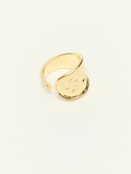 Кольцо с мятой фактурой / Zarina