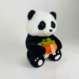 Мягкая игрушка Панда с персиком 33 см - Storyland фото 2