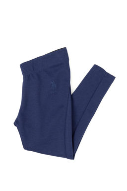 Темно-синие спортивные штаны для девочек