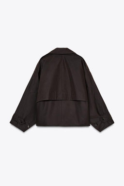 SHORT TRENCH COAT ZW COLLECTION - Zara фото 6