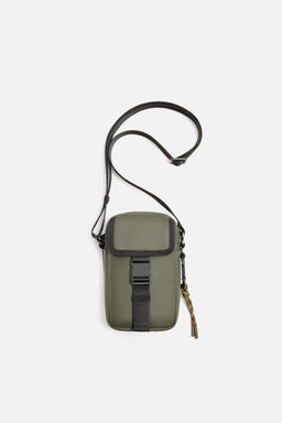 RUBBERISED CROSSBODY BAG - Zara фото 3
