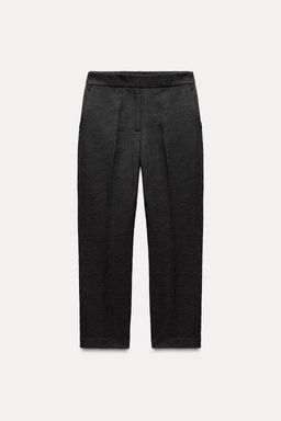 JACQUARD CROPPED TROUSERS - Zara фото 3