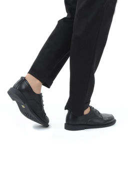 03-DCO83-1 BLACK Полуботинки женские (натуральная кожа)