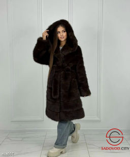 Шуба женская из искусственного меха
