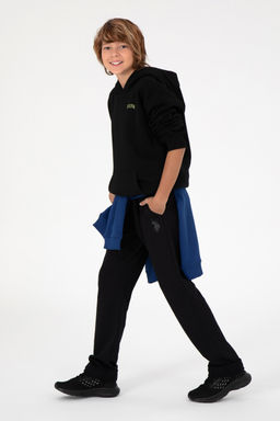 Erkek Гocuk Siyah Basic KapГЕonlu Sweatshirt - U.s. polo assn фото 2