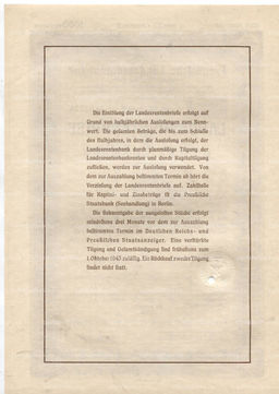 Облигация 4,5% 1000 рейхсмарок 1939 года Германия