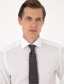 Beyaz Slim Fit Uzun Kollu G_mlek - Pierre cardin фото 2