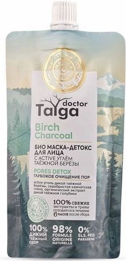 Маска-детокс для лица Био Глубокое очищение пор, 100 мл / Doctor Taiga / Natura Siberica  фото 2