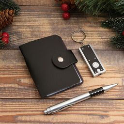 Набор подарочный 3в1 (ручка, визитница, фонарик) - Simaland фото 2