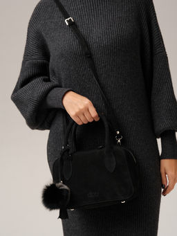 Замшевая сумка Polly DBR 31348 черный фото 7