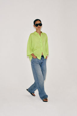 CAMISA MANGA CORTA ZW COLLECTION / Verde