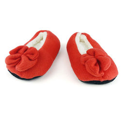 Тапочки детские однотонные с цветочком размер 18