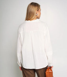 Блуза #КТ0912, белый - Dommod фото 3