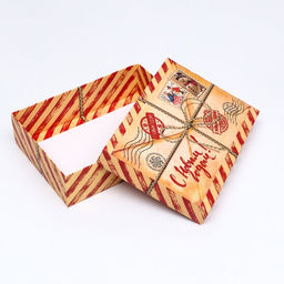 Подарочная коробка сборная Почта, 21 х 15 х 5,7 см - UPAK LAND фото 10