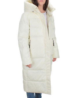 H-2210 WHITE Пальто зимнее женское (200 гр .холлофайбер) - Fashion фото 8