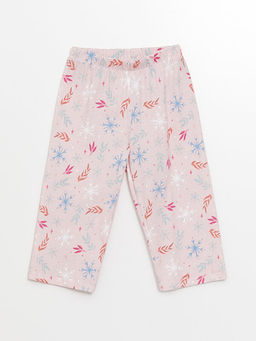 Beli Lastikli Bask?l? K?z ?ocuk Pijama Alt