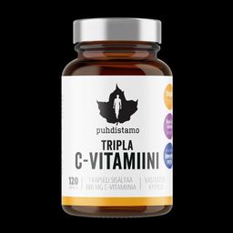 Тройной витамин PUHDISTAMO Tripla C-vitamiini 120 кап
