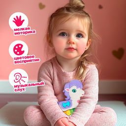 Музыкальная игрушка-пианино Моя пони, звуковые и световые эффекты, цвет МИКС - Zabiaka фото 2