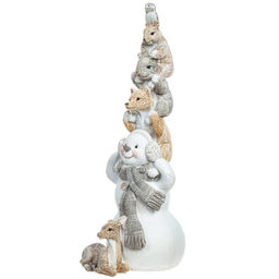 Фигурка декоративная "Снеговик", L9 W10 H26 см
