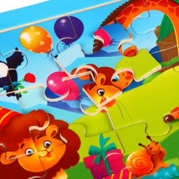 Пазл Весёлый праздник, 15 х 11 см - Лесная мастерская фото 5