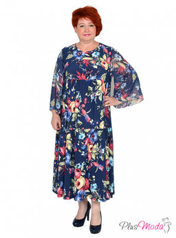 Платье Модель №1558 размеры 44-84 - Plusmoda фото 6