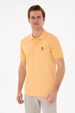 Erkek Slim Fit Polo Yaka A__k Mavi Basic Ti__rt Sepette S_rpriz _ndirim