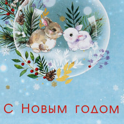 Цена за 2 шт. Пакет подарочный новогодний ламинированный «Нежность», 12 х 15 х 5.5 см