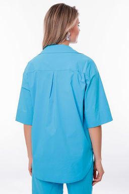 NOBBY, Рубашка 009-221/1 (бирюзовый) фото 5