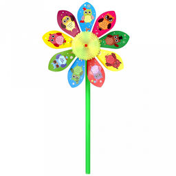Ветрячок-вертушка Цветок д17см h34см, ПВХ, цвета микс (Китай) - Домашняя мода фото 2
