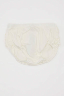 Шорты из двух предметов из чесаного хлопка для маленьких девочек - Defacto фото 2