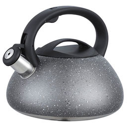 Чайник 3 л AK-537 из нерж.стали со свистком,индукционное дно