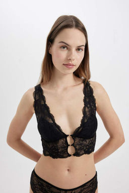 Влюбись в любовь Кружево со складками - Defacto фото 2