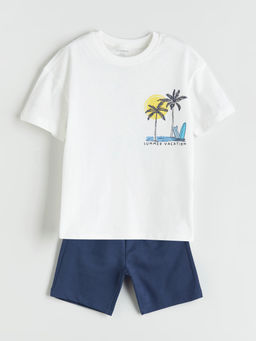 California Bask?l? Erkek ?ocuk Ti??rt ve ?ort 2li