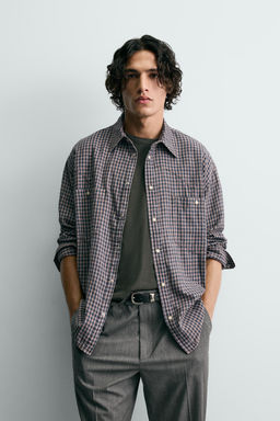 WESTERN CHECK SHIRT - Zara фото 2