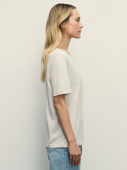 Базовая футболка из хлопка / Zarina фото 4