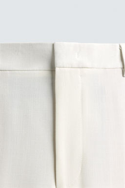 TEXTURED RELAXED FIT TROUSERS - Zara фото 6