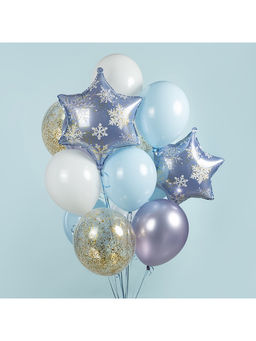 Воздушный шар фольгированный 19" «Снежинка»