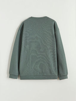 Bisiklet Yaka Erkek ?ocuk Sweatshirt