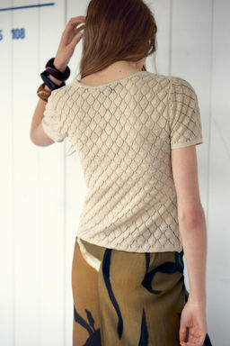 TEXTURED KNIT TOP - Zara фото 4