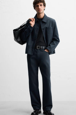 COTTON - LYOCELL TROUSERS - Zara фото 5