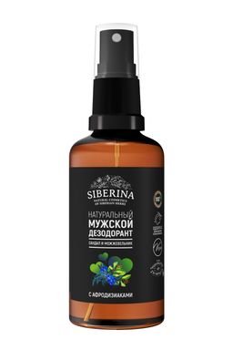 Мужской дезодорант Сандал и можжевельник с афродизиаками - Siberina фото 2