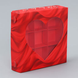 Цена за 5 шт. Коробка для конфет, кондитерская упаковка, 9 ячеек, «Любовь», 14.7×14.7×3.5 см