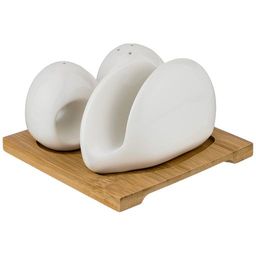 НАБОР ДЛЯ СПЕЦИЙ И САЛФЕТНИЦА LEFARD НА ДЕРЕВ. ПОДСТАВКЕ 13.5*13.5*1 СМ  фото 3