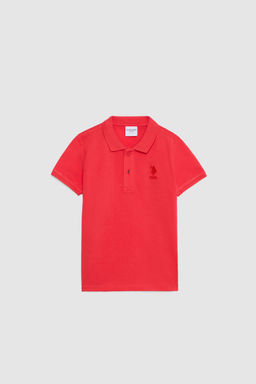 Erkek Гocuk KДrmДzД Polo Yaka Basic TiЕГrt