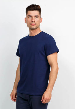 Футболка мужская короткий рукав GREG TS521-3920 (т.синий)