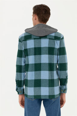 Мужская зеленая рубашка с длинным рукавом - U.s. polo assn фото 12