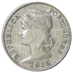10 сентаво 1915 года Португалия
