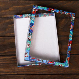 Коробка сборная крышка-дно с окном, Pop-art улётный новый год, 26 х 21 х 4 см, 1 шт. - UPAK LAND фото 3